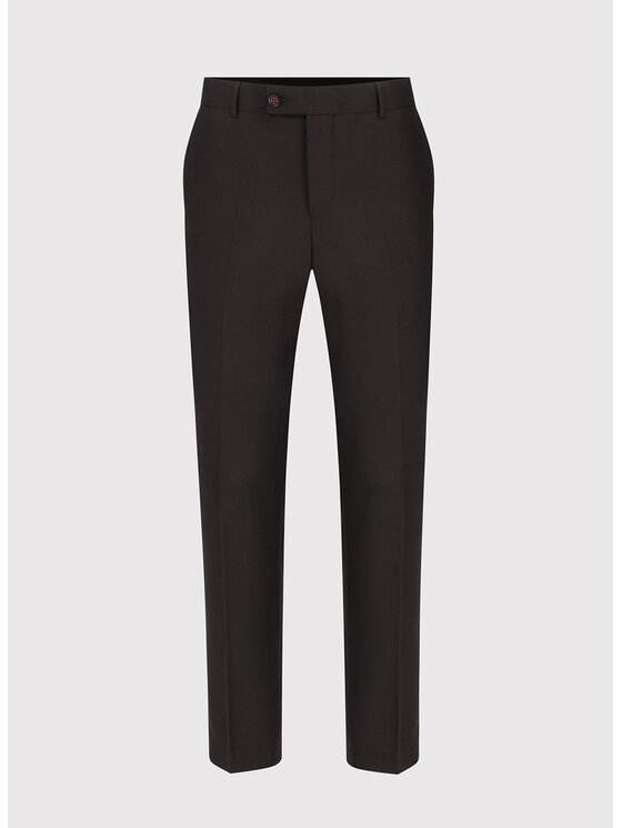Pako Lorente Pako Lorente Spodnie garniturowe P24SF-6S-005 Bordowy Slim Fit