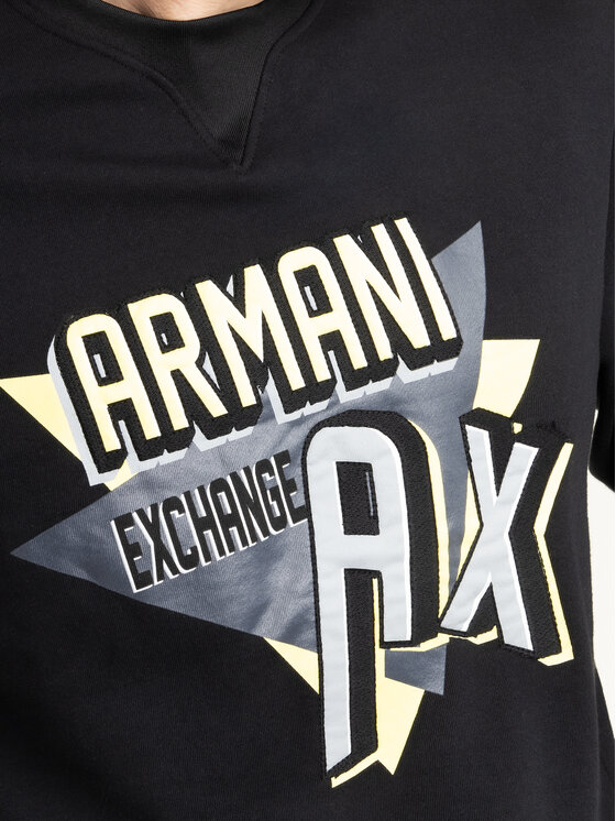 Armani Exchange Armani Exchange Felpa 3HZMAJ ZJ4FZ 1200 Nero Regular Fit
