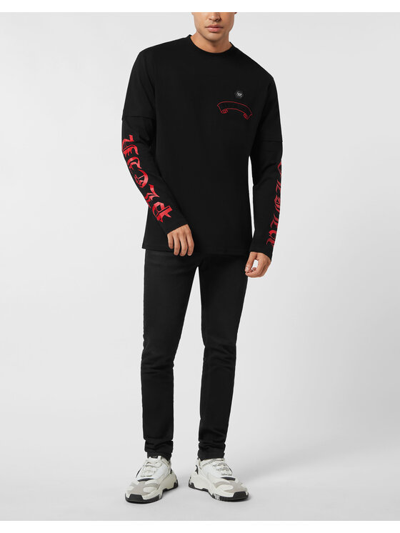 PHILIPP PLEIN PHILIPP PLEIN T-Shirt 26203 Czarny Regular Fit