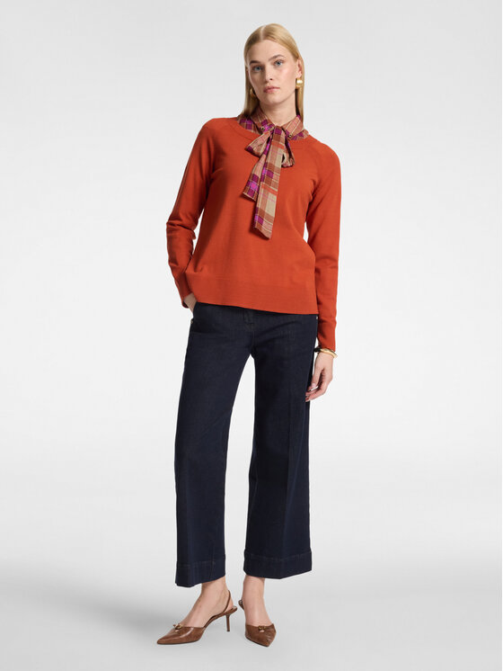 Elena Mirò Elena Mirò Sweter M022Z000782N017 Pomarańczowy Regular Fit