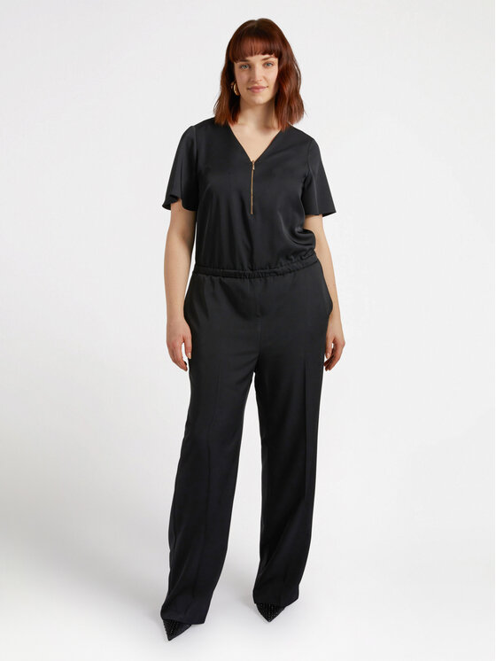 Fiorella Rubino Fiorella Rubino Kombinezon 7569T001587N033 Czarny Regular Fit