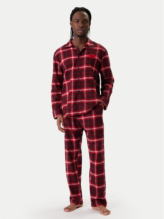 HUGO HUGO Pyjama Louk 50550084 Rot Regular Fit
