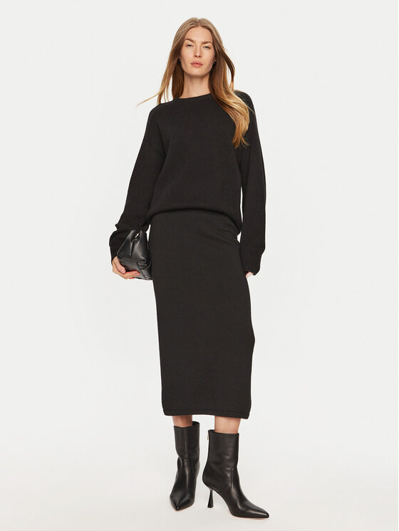 ViCOLO ViCOLO Sweter 77012S Czarny Regular Fit