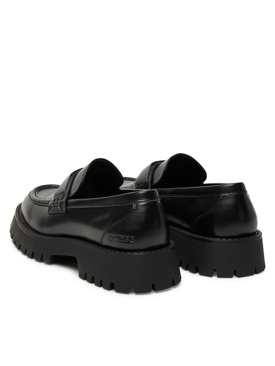 Guess Guess Loafersy FMTGOR LEA14 Czarny