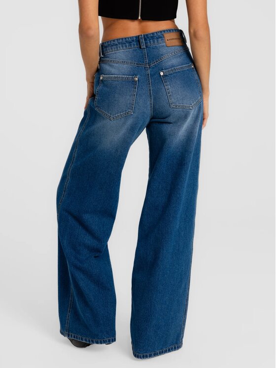 MANDRAGORA MANDRAGORA Pantaloni da donna Savio Blu scuro Standard Fit