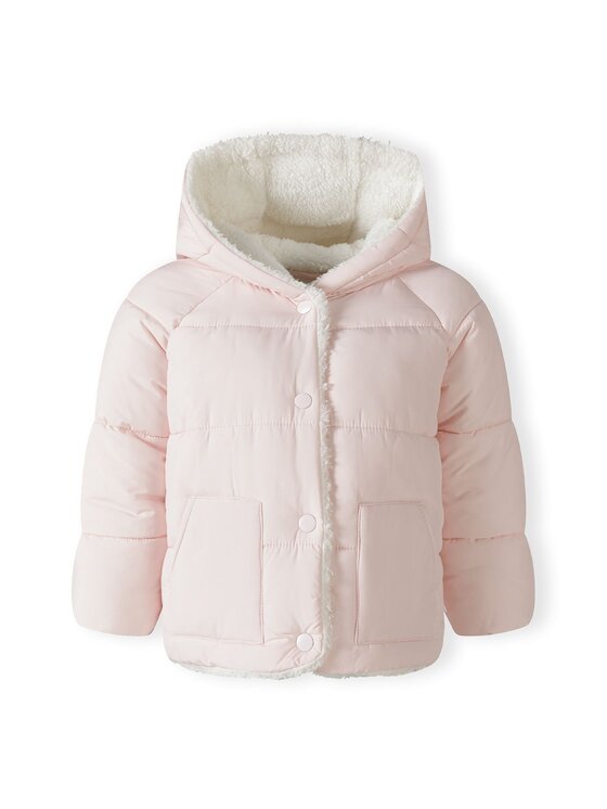MINOTI MINOTI Kurtka zimowa 21babycoat6 Różowy Regular Fit