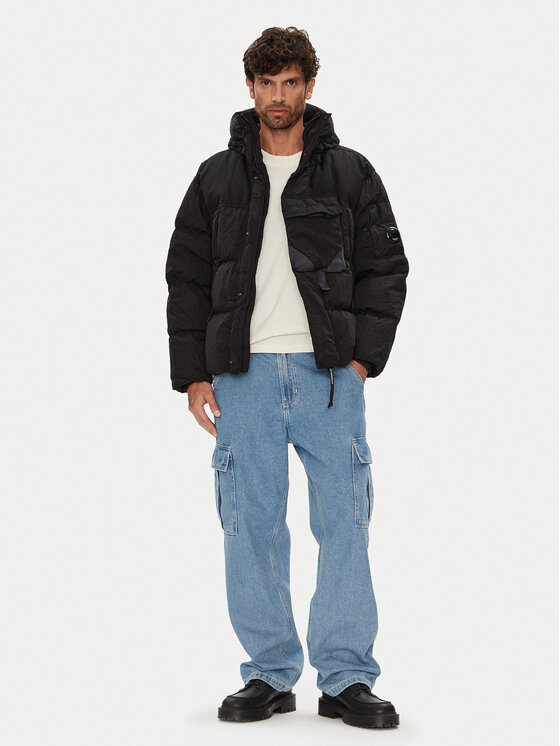 C.P. Company C.P. Company Μπουφάν πουπουλένιο 19CMOW013A006369M Μαύρο Regular Fit