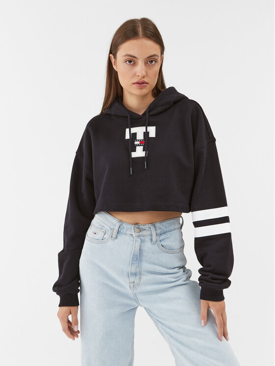 Tommy Jeans Tommy Jeans Μπλούζα Letterman Flag DW0DW16122 Σκούρο μπλε Relaxed Fit
