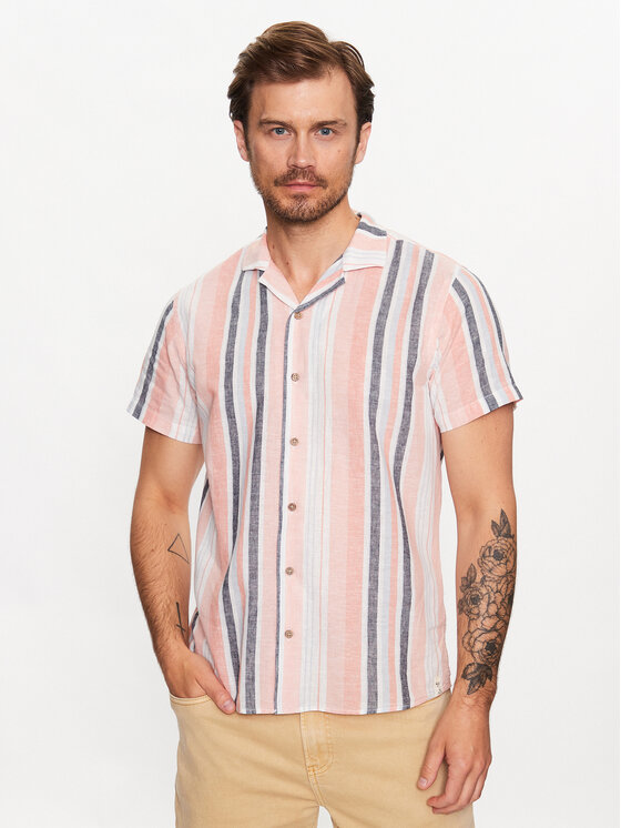 INDICODE INDICODE Košulja Fitzpatrick 20-297 Ružičasta Regular Fit