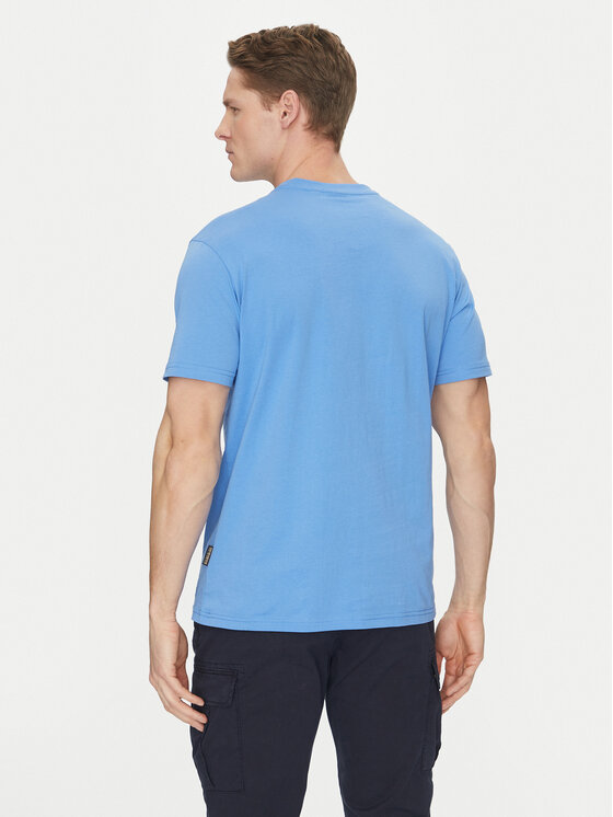Napapijri Napapijri Tricou Salis NP0A4H8D Albastru Regular Fit