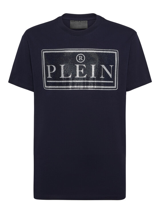 PHILIPP PLEIN PHILIPP PLEIN T-Shirt 22949 Tmavomodrá Regular Fit