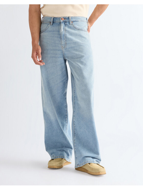 Wrangler Wrangler Jeansy BAGGY Niebieski Oversize