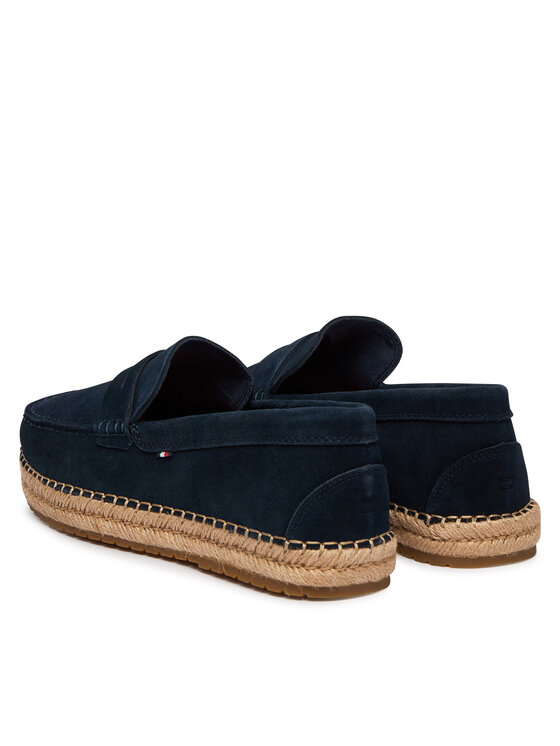 Tommy Hilfiger Tommy Hilfiger Espadryle Flexible Hilfiger Sde Espadrille FM0FM05794 Granatowy