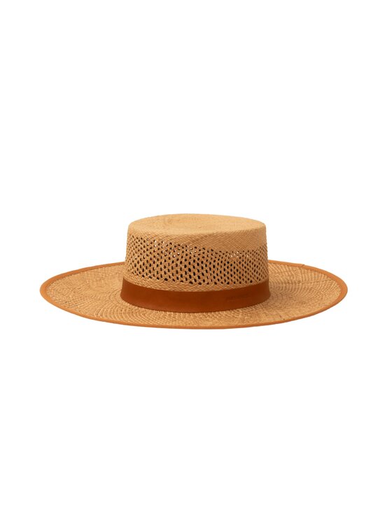 Paris+Hendzel Paris+Hendzel Kapelusz Ash Brown Panama Boater Brązowy