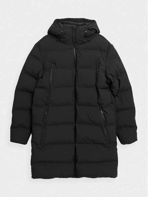 4F 4F Kurtka zimowa 4FAW23TDJAM246 Czarny Regular Fit