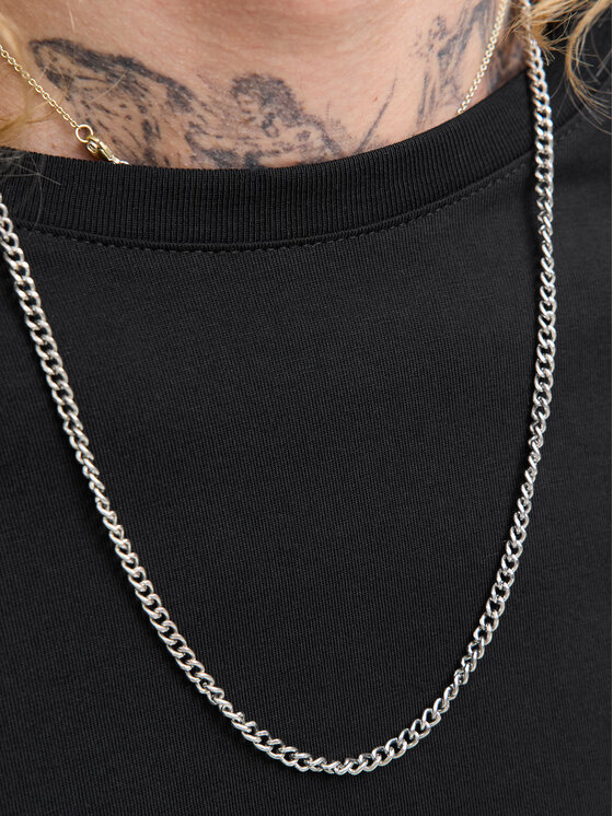 Jack&Jones Jack&Jones Marškinėliai ilgomis rankovėmis Basic 12279538 Juoda Regular Fit