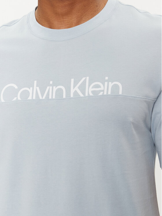 Calvin Klein Performance Calvin Klein Performance T-krekls 00GMS4K190 Gaiši zils Regular Fit