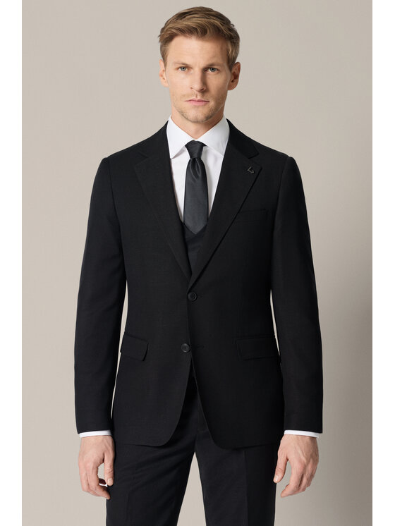 Lancerto Lancerto Garnitur Brindisi GA073126000004 Czarny Slim Fit
