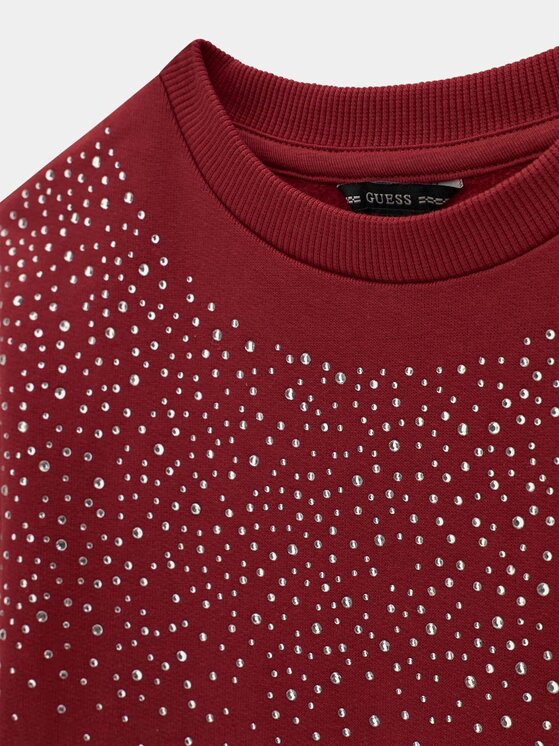 Guess Kids Guess Kids Sukienka codzienna 184586 Czerwony Classic Fit