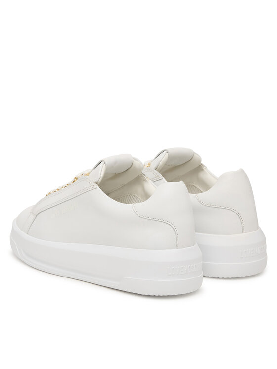 LOVE MOSCHINO LOVE MOSCHINO Sneakersy JA15015G1OIA0100 Biela