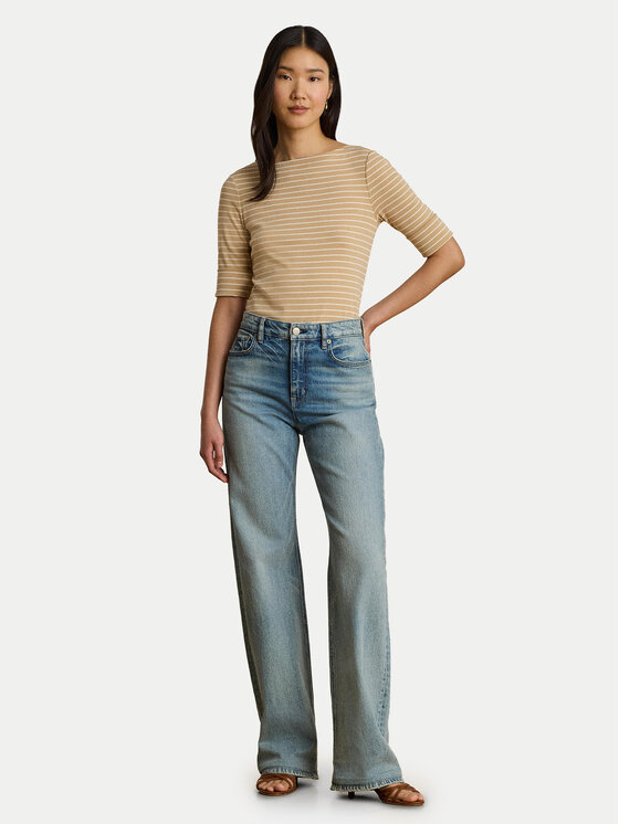 LAUREN RALPH LAUREN LAUREN RALPH LAUREN Bluzka Judy 200P13919003 Beżowy Regular Fit