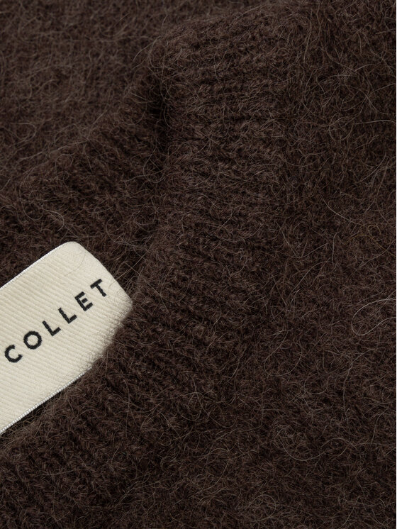 Le Collet Le Collet Sweter DIANA Brązowy Oversize