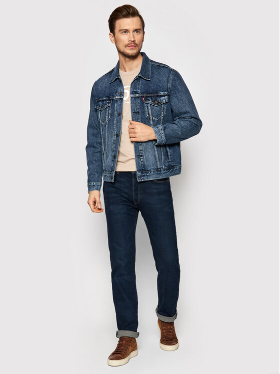 Levi's® Levi's® Kurtka jeansowa Trucker 72334-0573 Granatowy Regular Fit