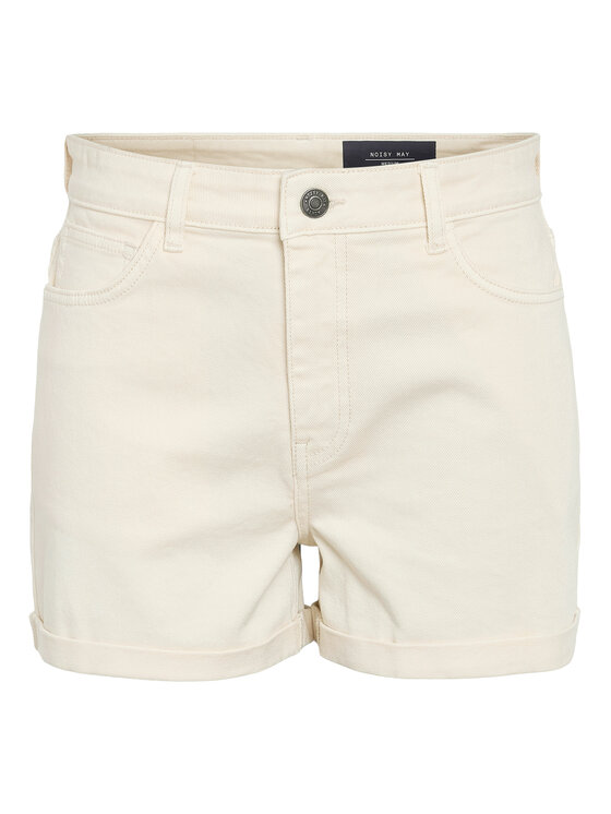 Noisy May Noisy May Pantaloni scurți de blugi Moni 27029546 Bej Slim Fit