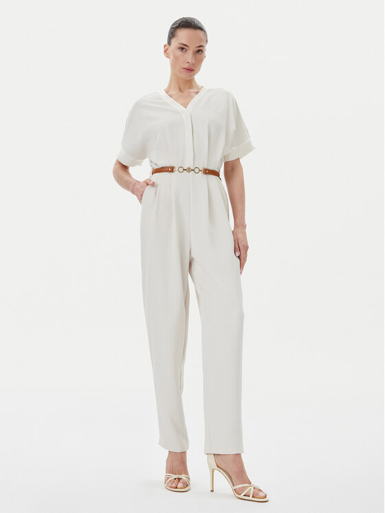Fracomina Fracomina Jumpsuit FR25SO2004W47601 Beige Regular Fit