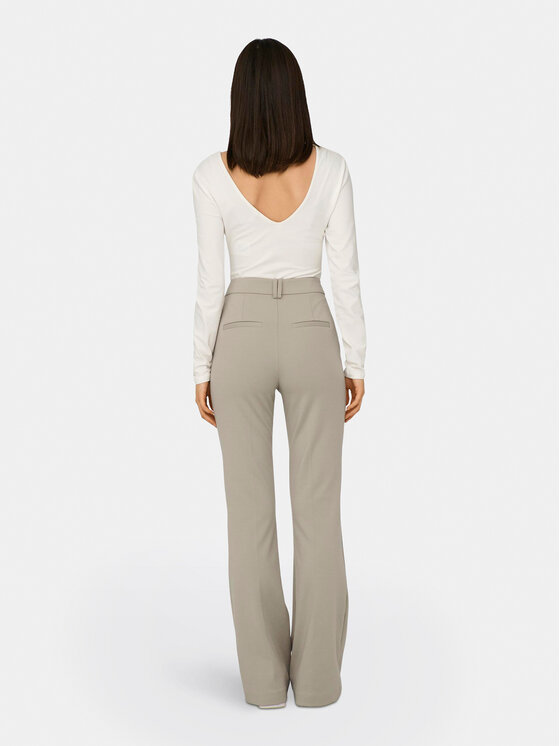 ONLY ONLY Riidest püksid Peach 15298660 Beež Flared Fit
