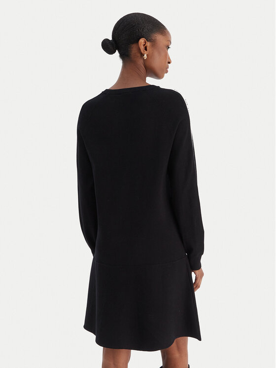 Liu Jo Sport Liu Jo Sport Трикотажна сукня TF5288 MS63L Чорний Regular Fit