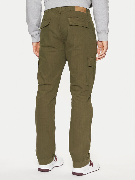 Guess Guess Pantaloni di tessuto M4BB39 WGC21 Verde Regular Fit