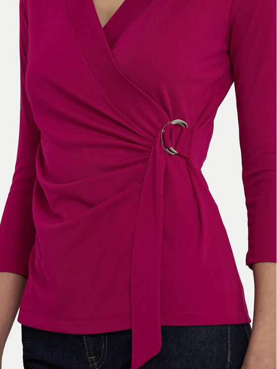 LAUREN RALPH LAUREN Lauren Ralph Lauren Bluse 200889081018 Rosa Slim Fit