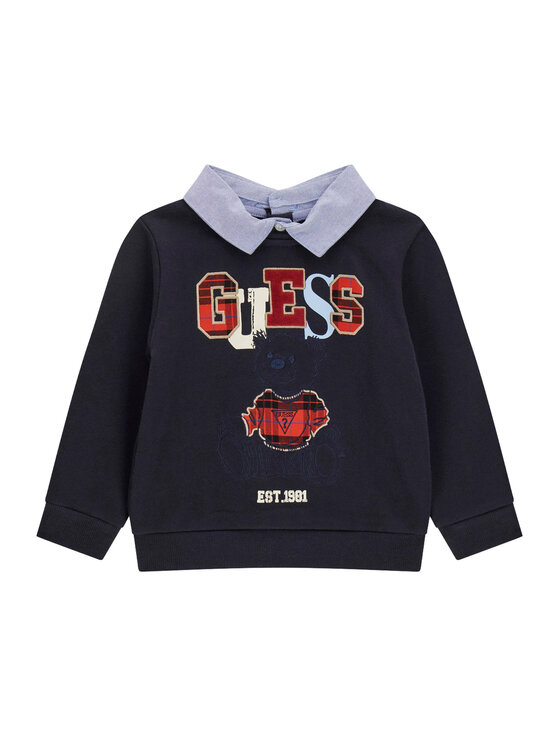 Guess Guess Детски комплект N6BG01 K6105 Тъмносин Regular Fit