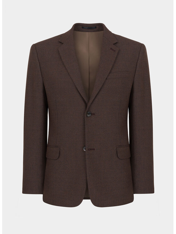 Pako Lorente Pako Lorente Marynarka P21WP-3X-068 Brązowy Slim Fit