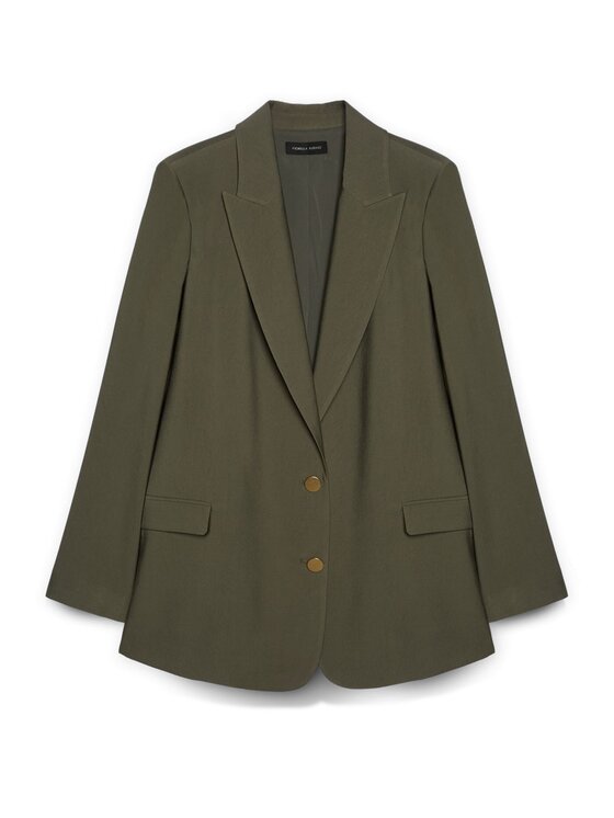 Fiorella Rubino Fiorella Rubino Giacca outdoor Q512T000191N015 Verde Slim Fit