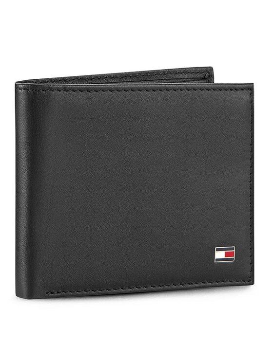 Tommy Hilfiger Tommy Hilfiger Liels vīriešu maks Eton Mini Cc Wallet AM0AM00655/83365 Melns