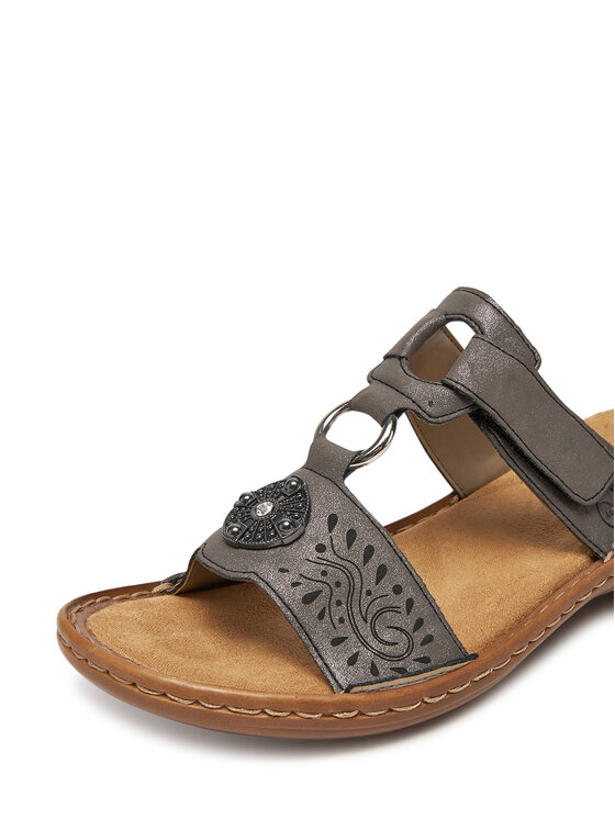 Rieker Rieker Ciabatte 608K1-45 Grigio