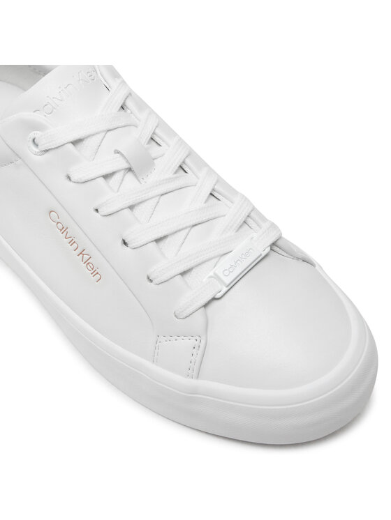 Calvin Klein Calvin Klein Снікерcи Vulc Lace Up Saff Fox W/Met Bt HW0HW02104 Білий