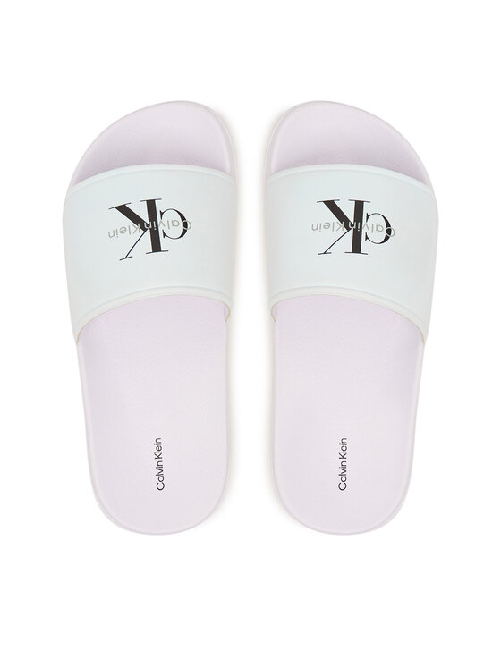 Calvin Klein Calvin Klein Şlapi V3X0-83333-1172 Alb