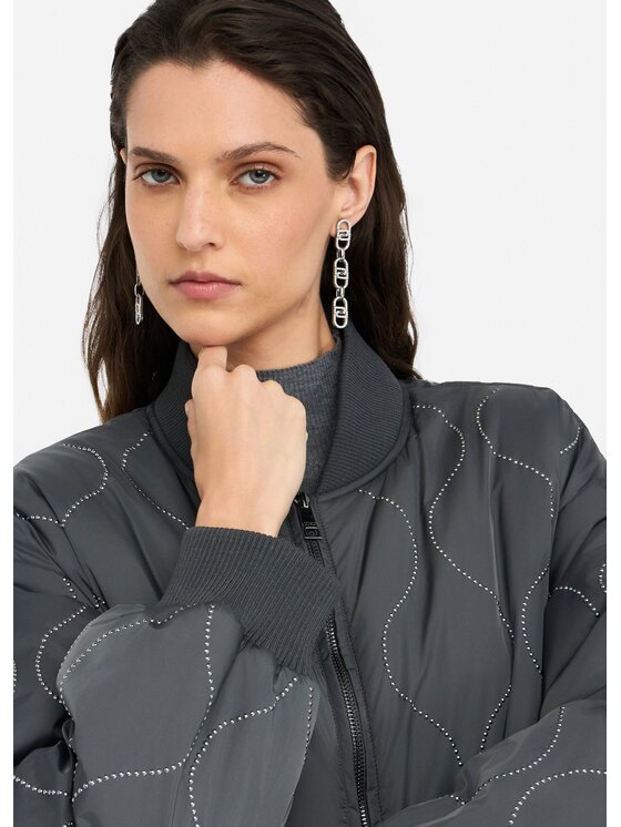 Liu Jo Liu Jo Giubbotto piumino CF5237T280209001 Grigio Regular Fit