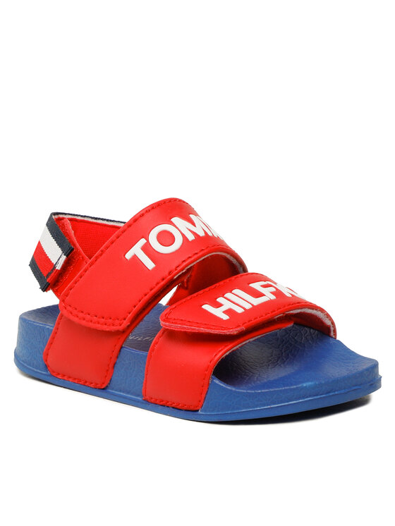 Tommy Hilfiger Sandale Logo Velcro Sandal T1B2-32927-1172 M Roșu