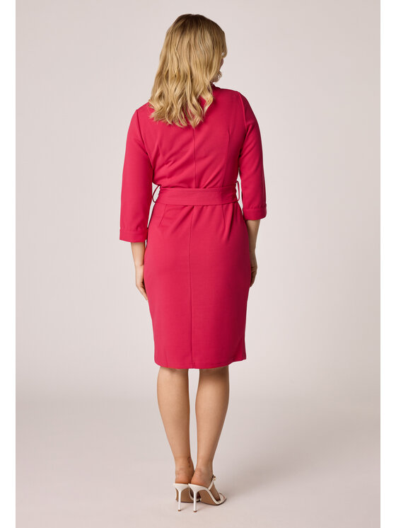 QUIOSQUE QUIOSQUE Sukienka codzienna Quiosque 4OM008504 Bordowy Regular Fit