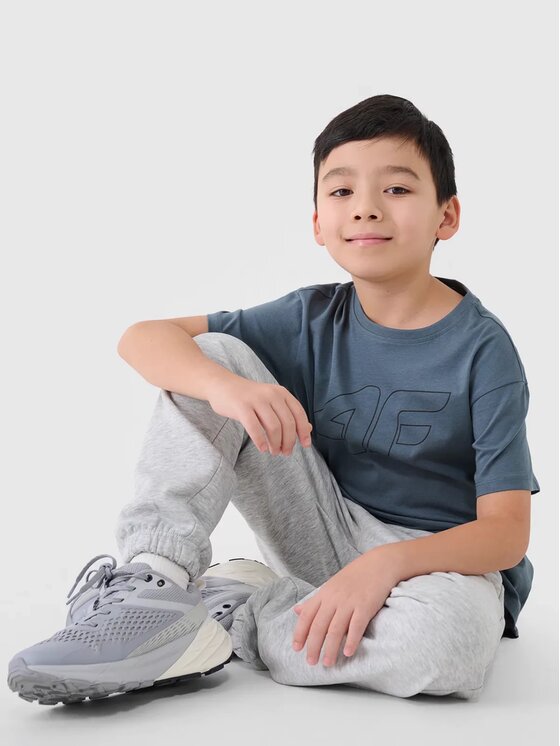 4F 4F T-Shirt 4FJWSS25TTSHM2325-46S Πράσινο Oversize