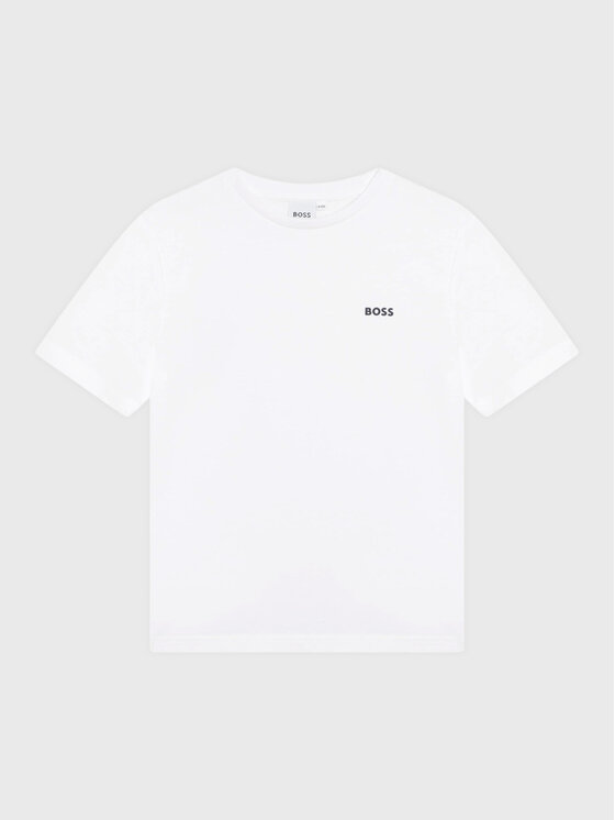 Boss T-krekls J25P23 S Balts Regular Fit