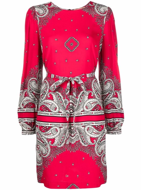 TWINSET TWINSET Sukienka letnia TP270J6908 Czerwony Modern Fit