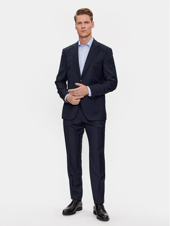 BOSS Boss Oblek H-Jeckson-2Pcs-224 50509460 Tmavomodrá Regular Fit