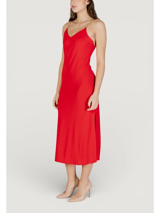 Morgan De Toi Morgan De Toi Vestito da giorno 261-RYAN Rosso Egg Fit