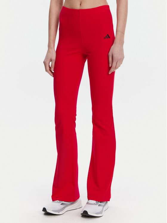 adidas adidas Leggings Essentials Small Logo JD3074 Rot Flare Fit