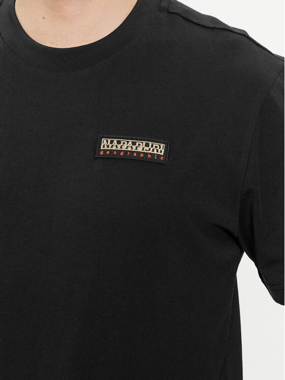 Napapijri Napapijri T-shirt Iaato NP0A4HFZ Nero Regular Fit